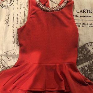 Pink salmon color blouse